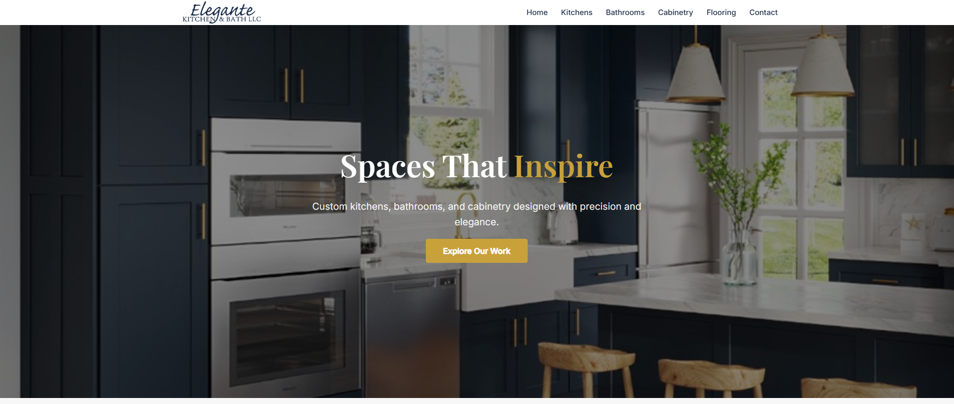 Website para empresa de interiores